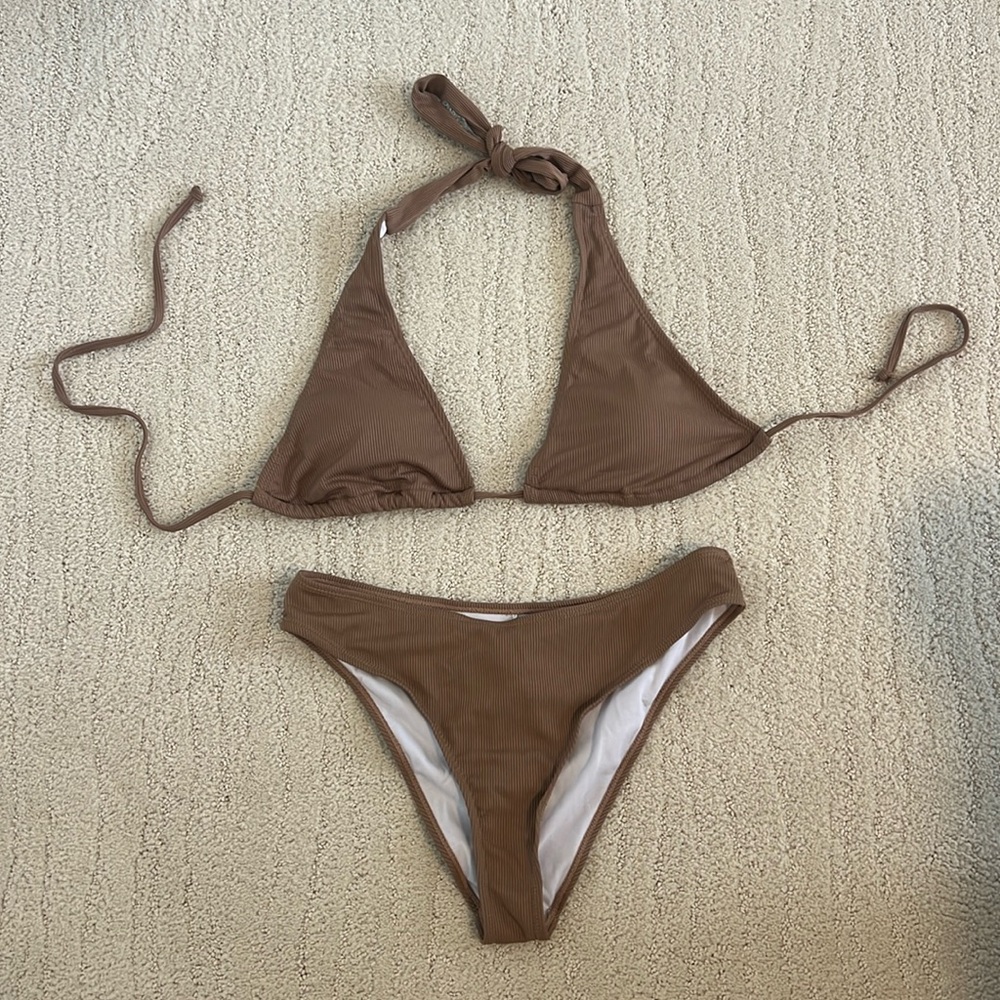 Brown bikini set